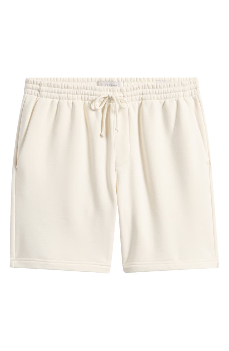 PacSun Coconut Milk Fleece Volley Shorts, Alternate, color, 
