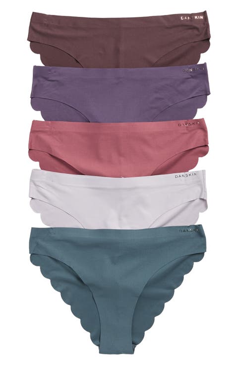 5-Pack Brushed Microfiber Tangas