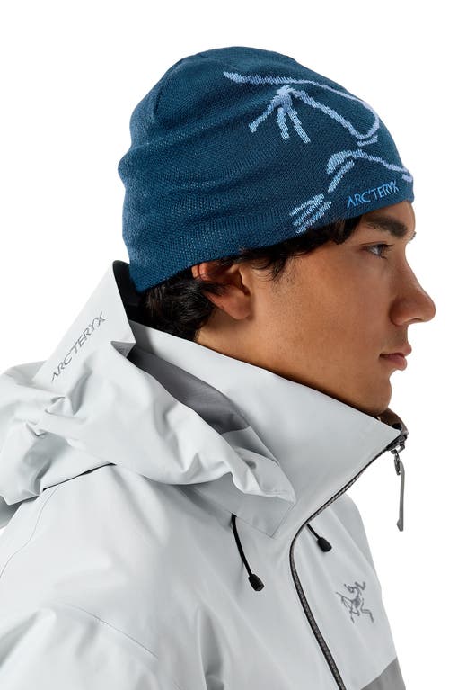 Arc'teryx Bird Head Merino Wool Blend Beanie In Blue