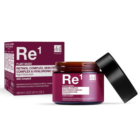 Retinol Complex 1%, Skin Firming Complex 1% 
Hyaluronic Acid 1% Night Moisturiser 60ml