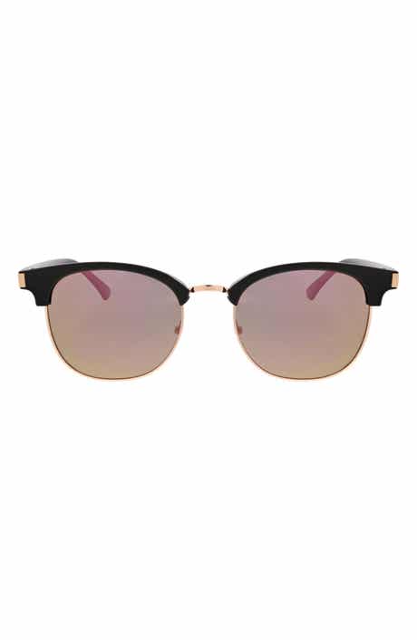 52mm Retro Half Rim Sunglasses