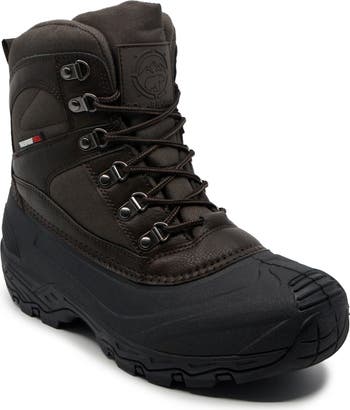 Polar Range Men\'s Arno Cushioned Snow Boots Black - US 9 M Amazon.com | POLAR Mens Thinsulate Fully Lined Waterproof  main image 2