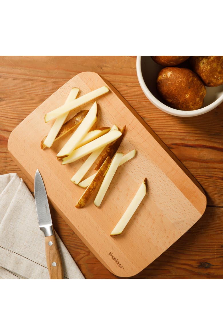 Lake Como Italian Beech Wood Cutting Board, Natural, Alternate, color, Natural Wood