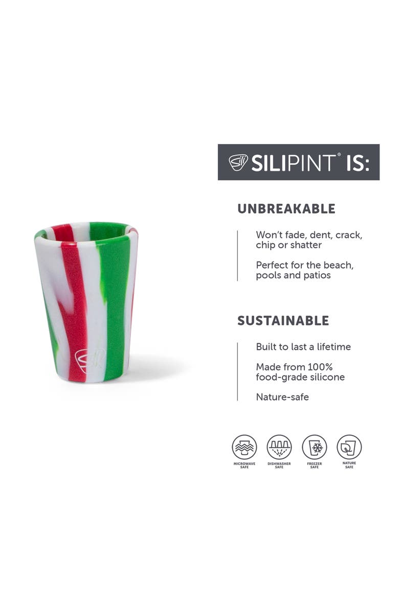 Silipint Silicone 1.5oz Shot Glasses, Alternate, color,