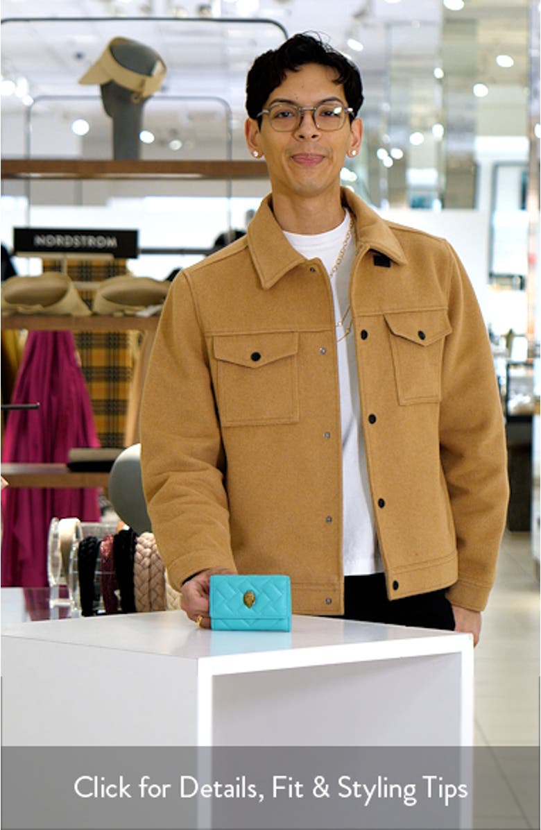 Flap Multi Leather Trifold Card Holder, sales video thumbnail