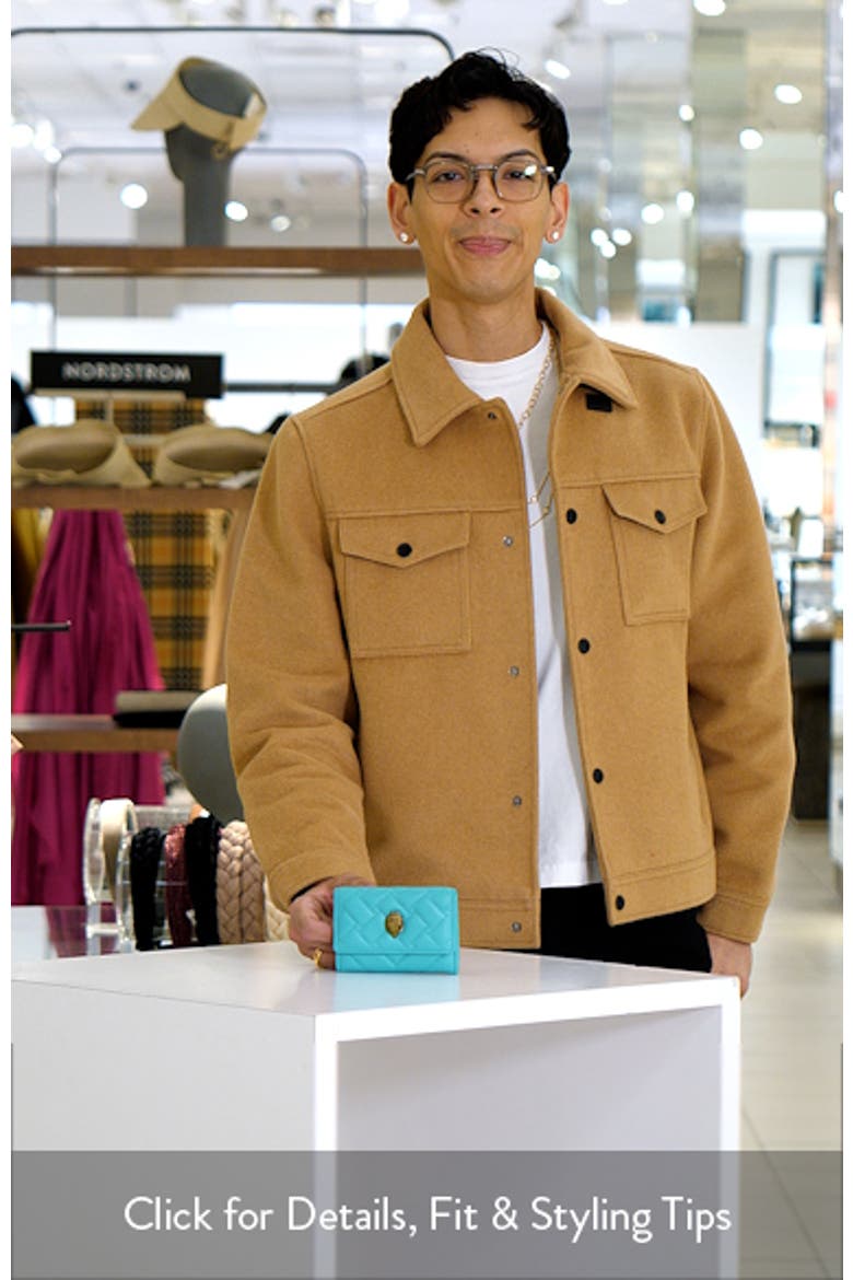 Flap Multi Leather Trifold Card Holder video