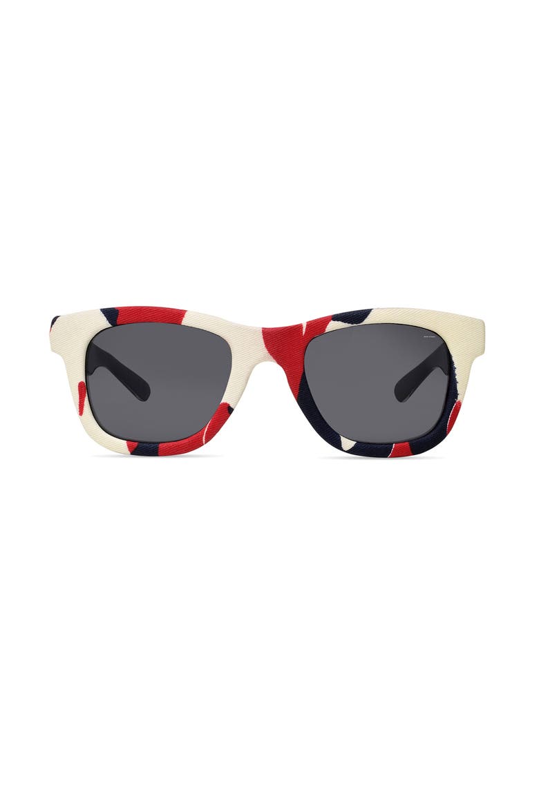 Azzurro Jeans Sunglasses, Main, color, American Flag Camo