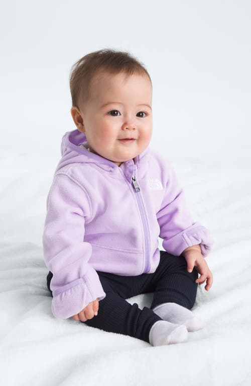 The North Face Baby Kids Glacier Full Zip Hoodie In Purple