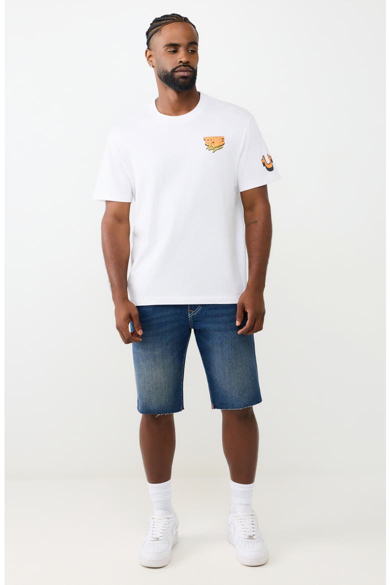 Horseshoe Balloon Graphic T-Shirt, Alternate, color, OPTIC WHITE