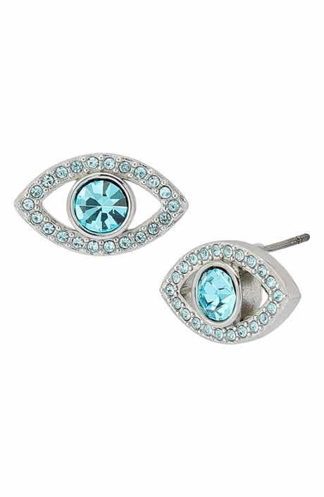 Kurt Geiger London Pavé Evil Eye Stud Earrings