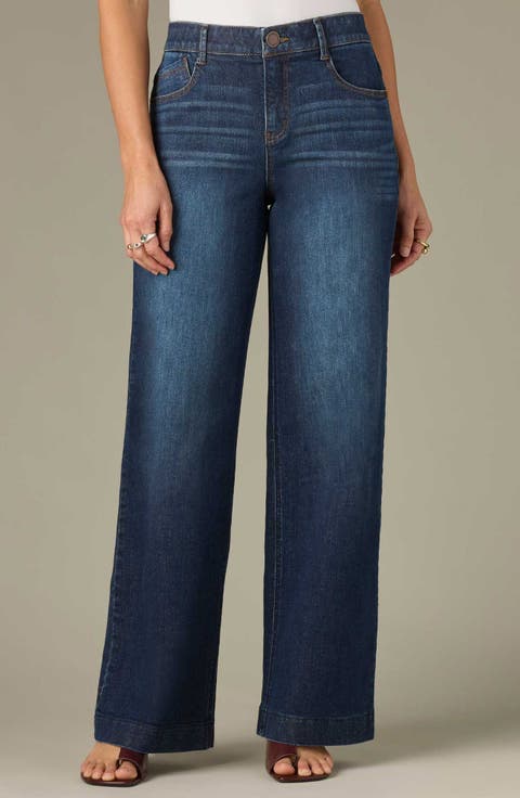 Sam High Waist Wide Leg Jeans (Regular & Petite)