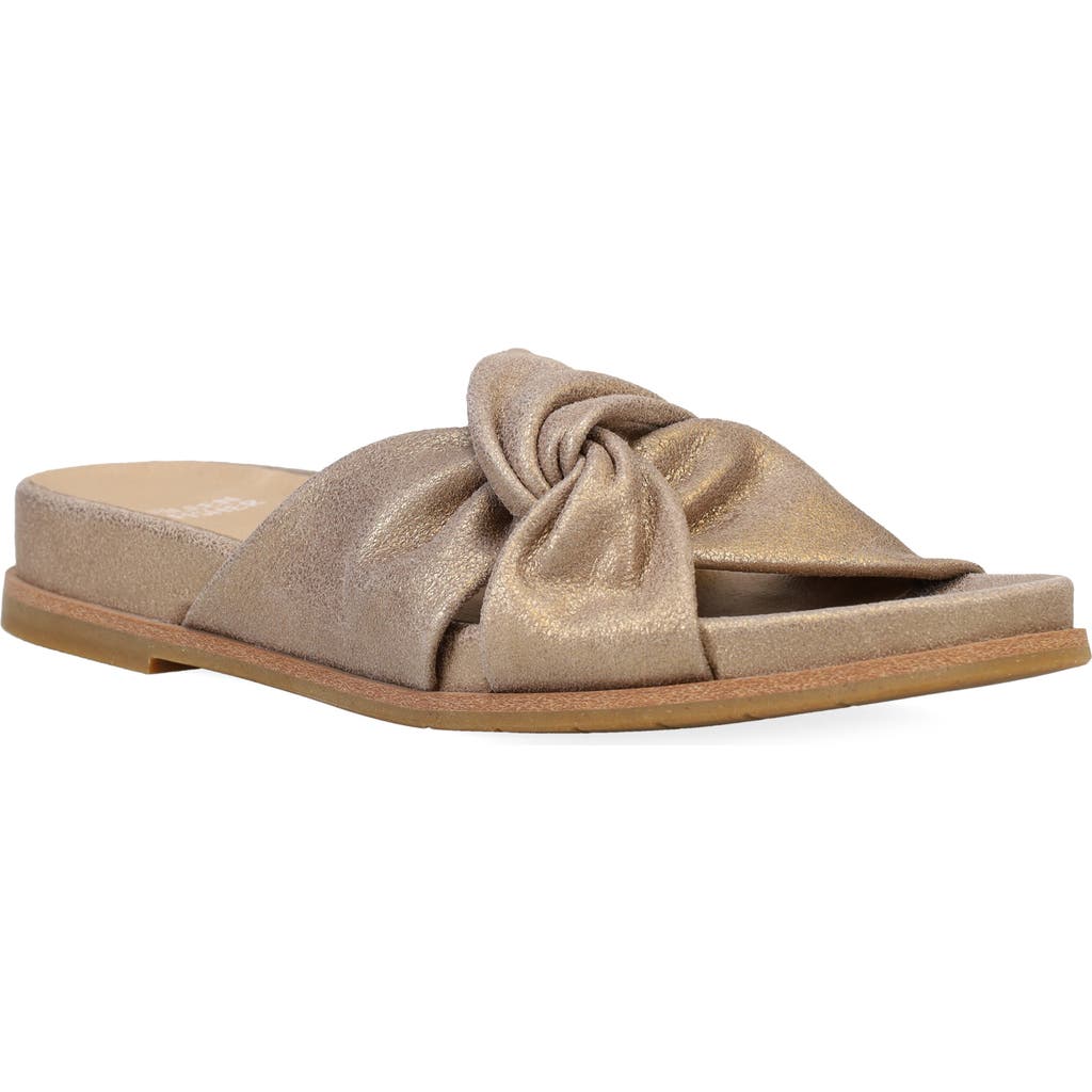 Eileen Fisher Dello Slide Sandal In Platinum