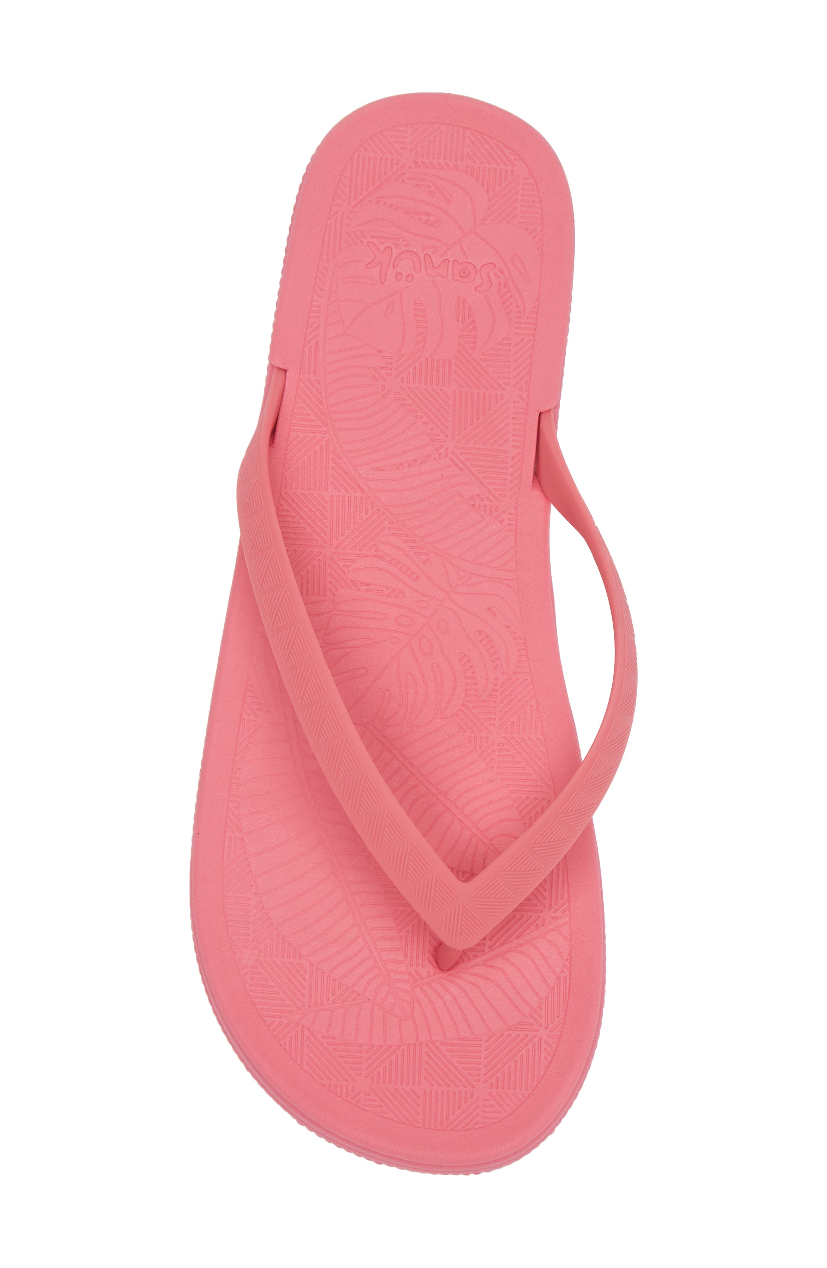 Sanuk Funshine Water Friendly Flip Flop, Alternate, color, Hot Pink