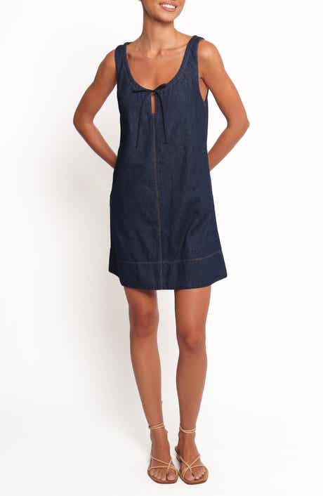 Petal & Pup Azen Sleeveless Denim Minidress
