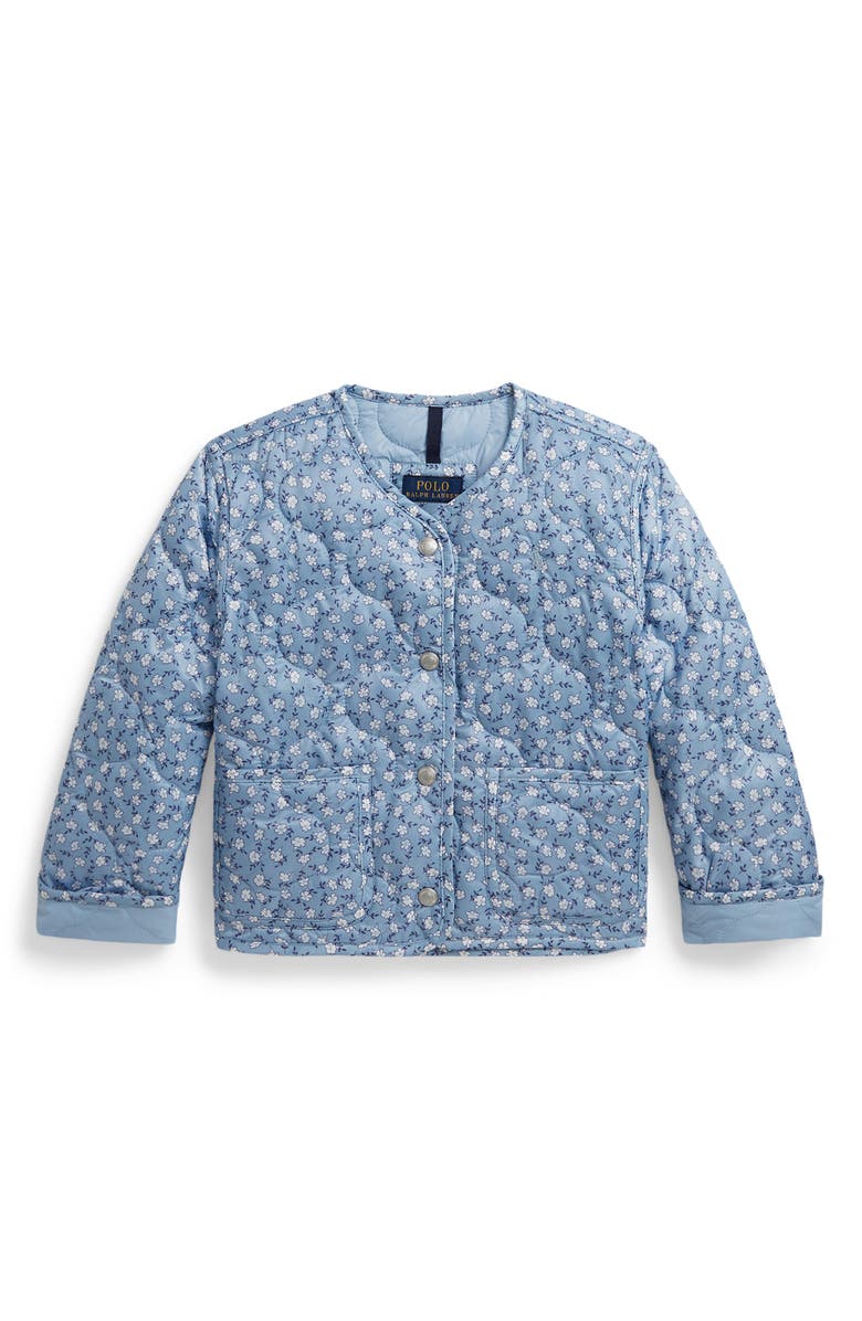 Polo Ralph Lauren Kids' Floral Quilted Jacket, Main, color, Georgeana Floral
