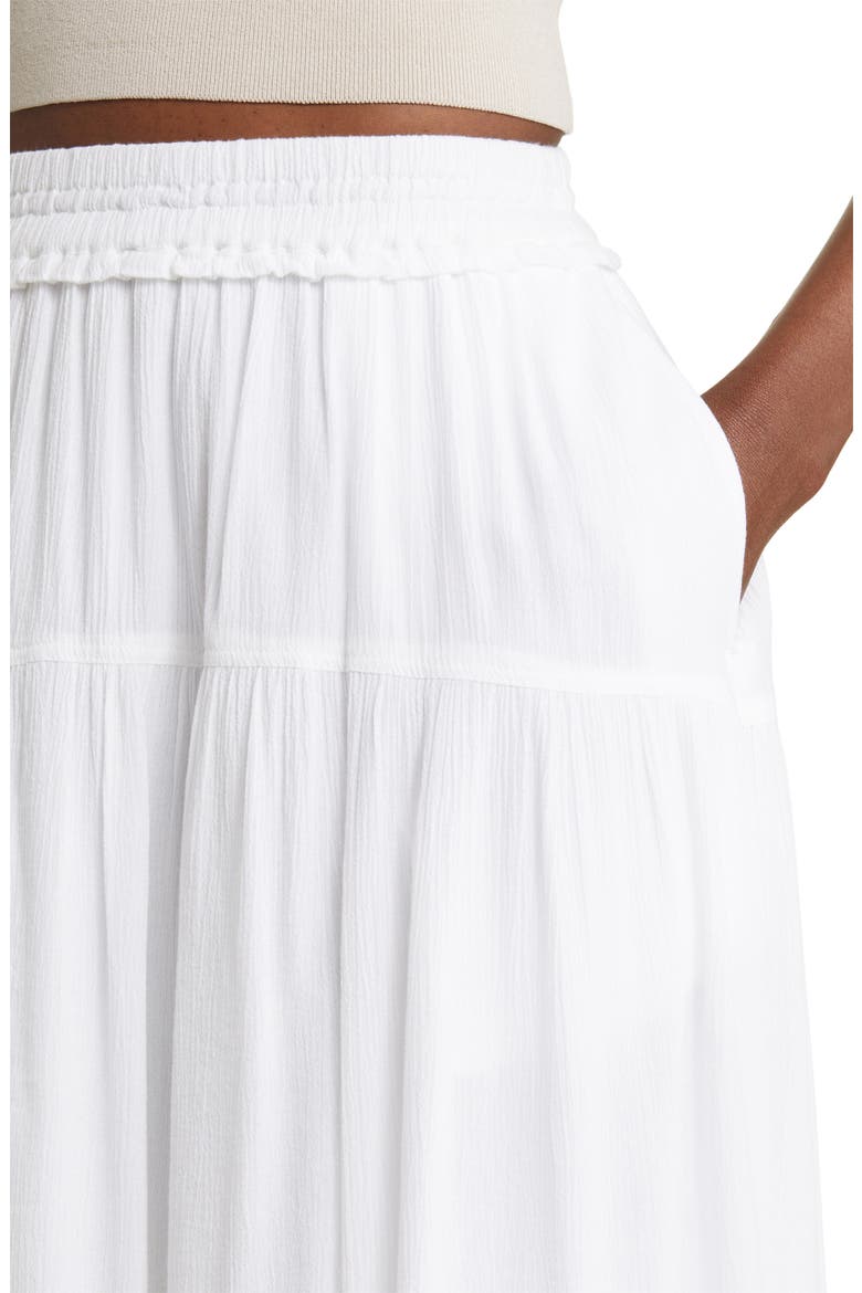 Cotton Blend Eyelet Skirt, Alternate, color, WHITE