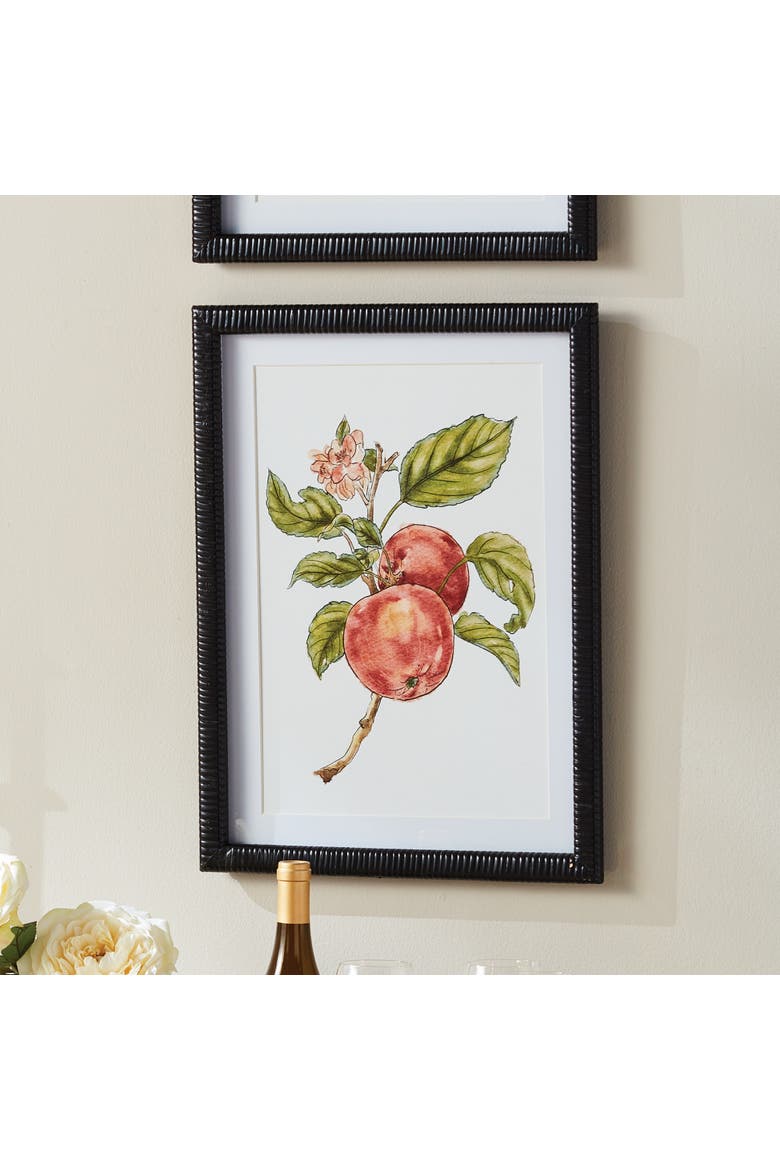 Autumnal Fruit Prints, Set of 4 - Pink/Orange - Fir Wood, Alternate, color, Pink