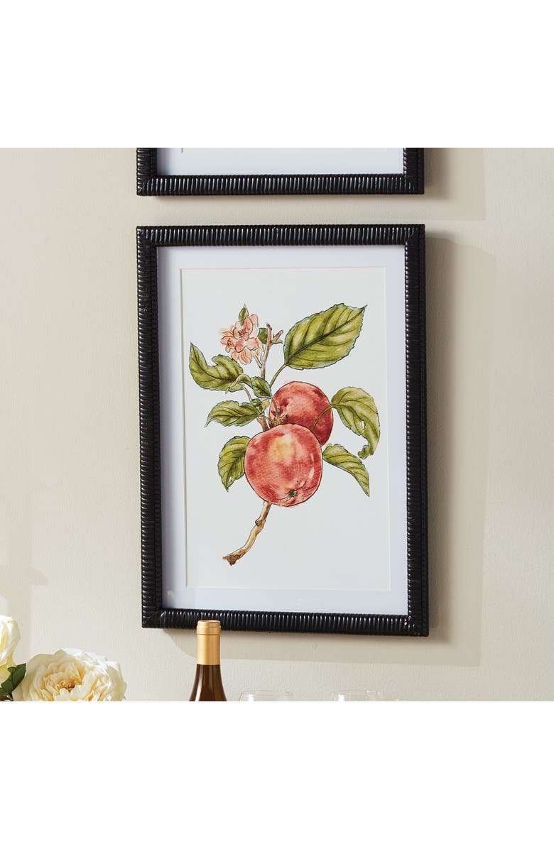 Napa Home & Garden Autumnal Fruit Prints, Set of 4 - Pink/Orange - Fir Wood, Alternate, color,