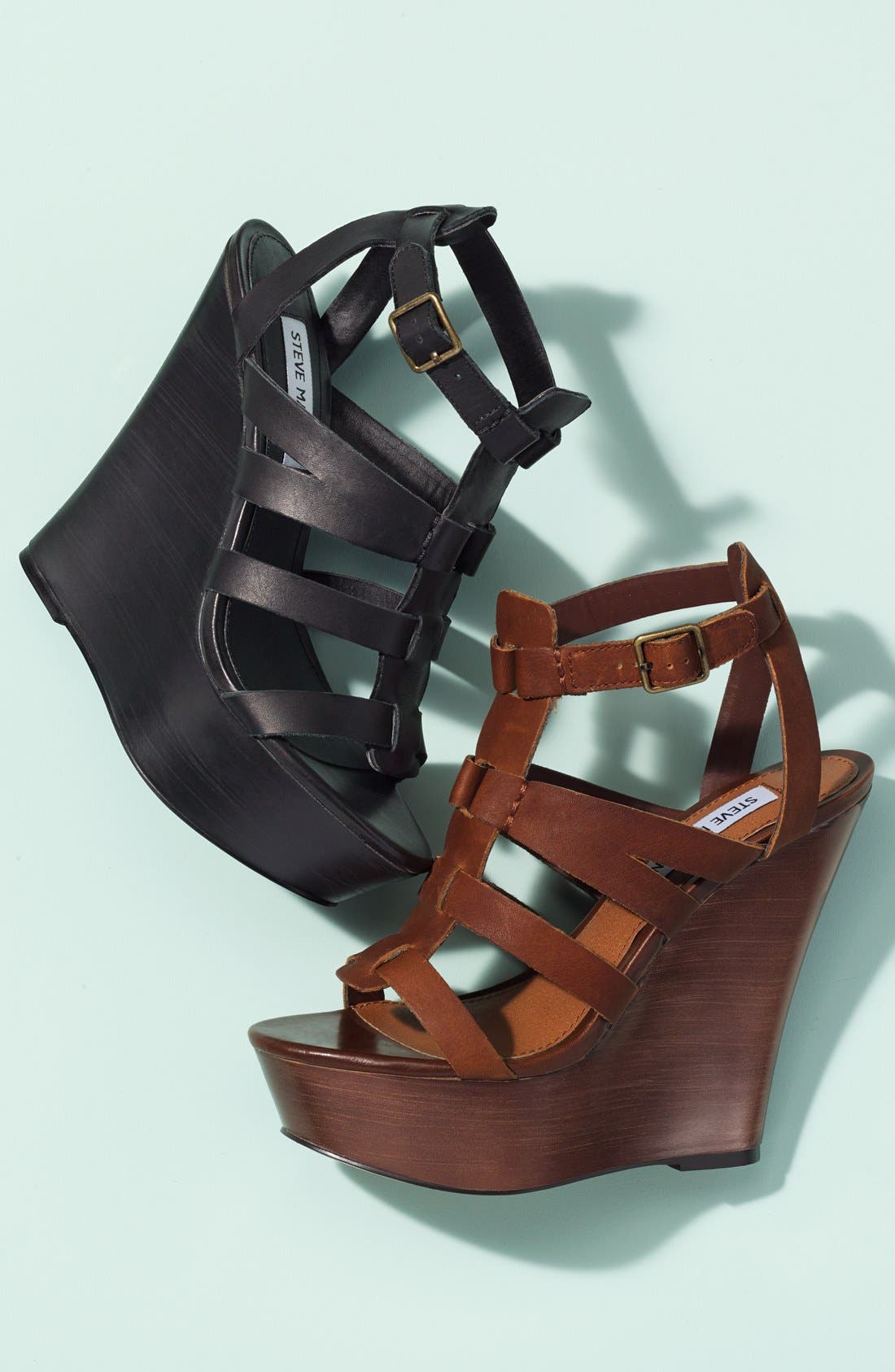 Steve Madden 'Winslet' Wooden Wedge Sandal, Alternate, color, 