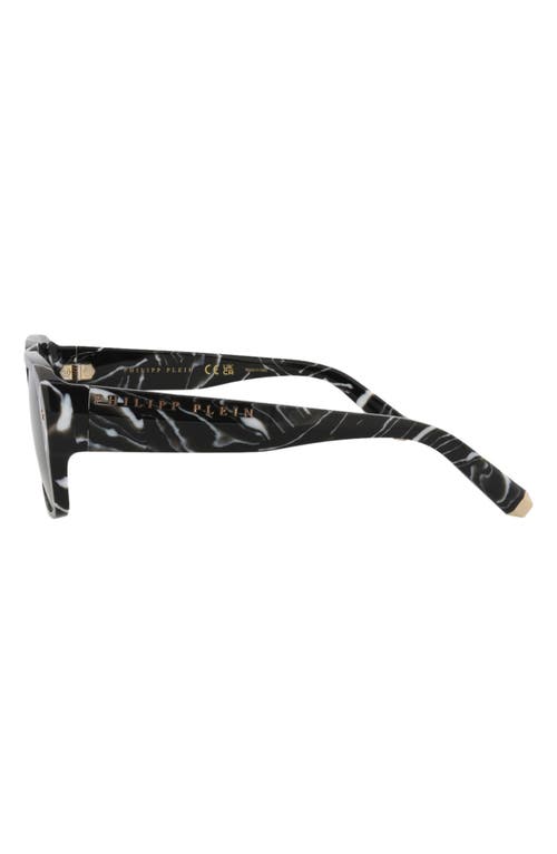 Philipp Plein Square-frame Acetate Sunglasses In Black