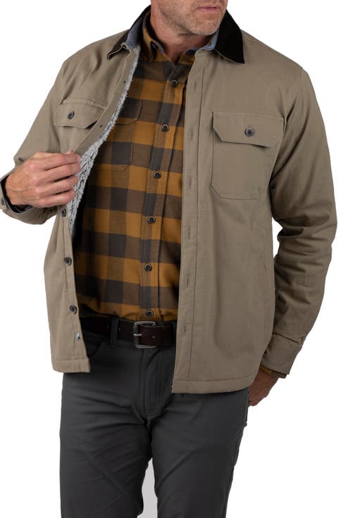 Fleece Lined Canvas Shirt
