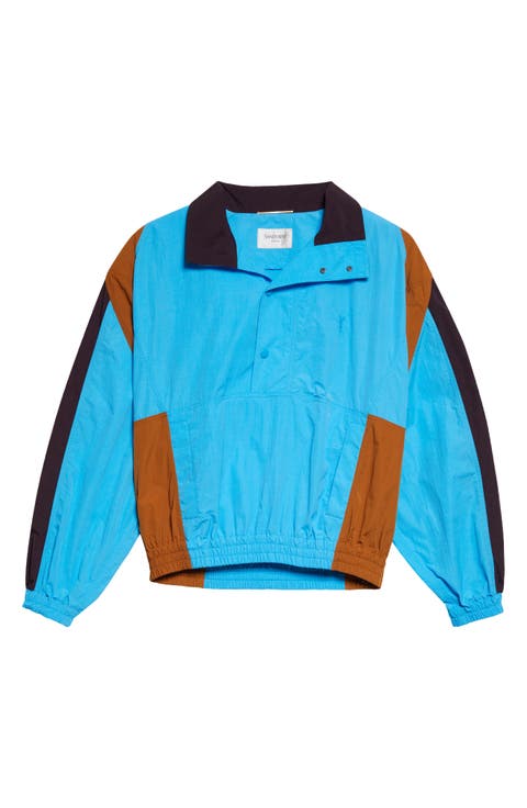 Cassandre Colorblock Pullover Nylon Windbreaker