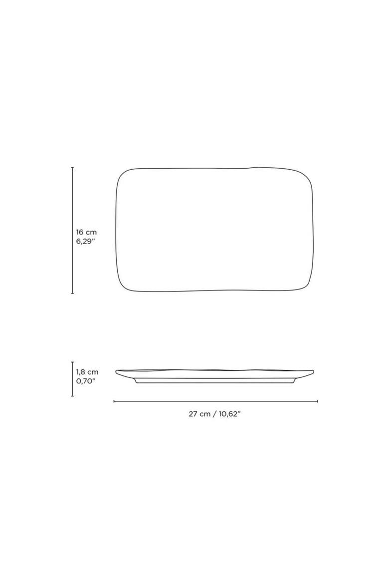 Rectangular Platter Juta Medium Set of 4, Alternate, color, Latte