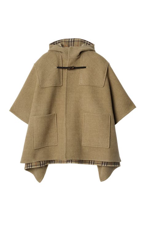 Wool Duffle Cape
