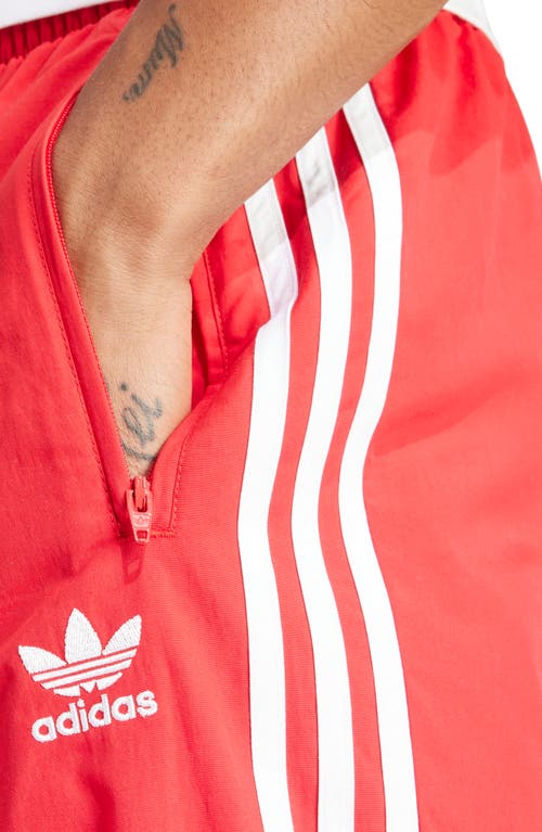 Adidas Originals Adidas Adicolor Firebird Recycled Polyester Track Pants In Red