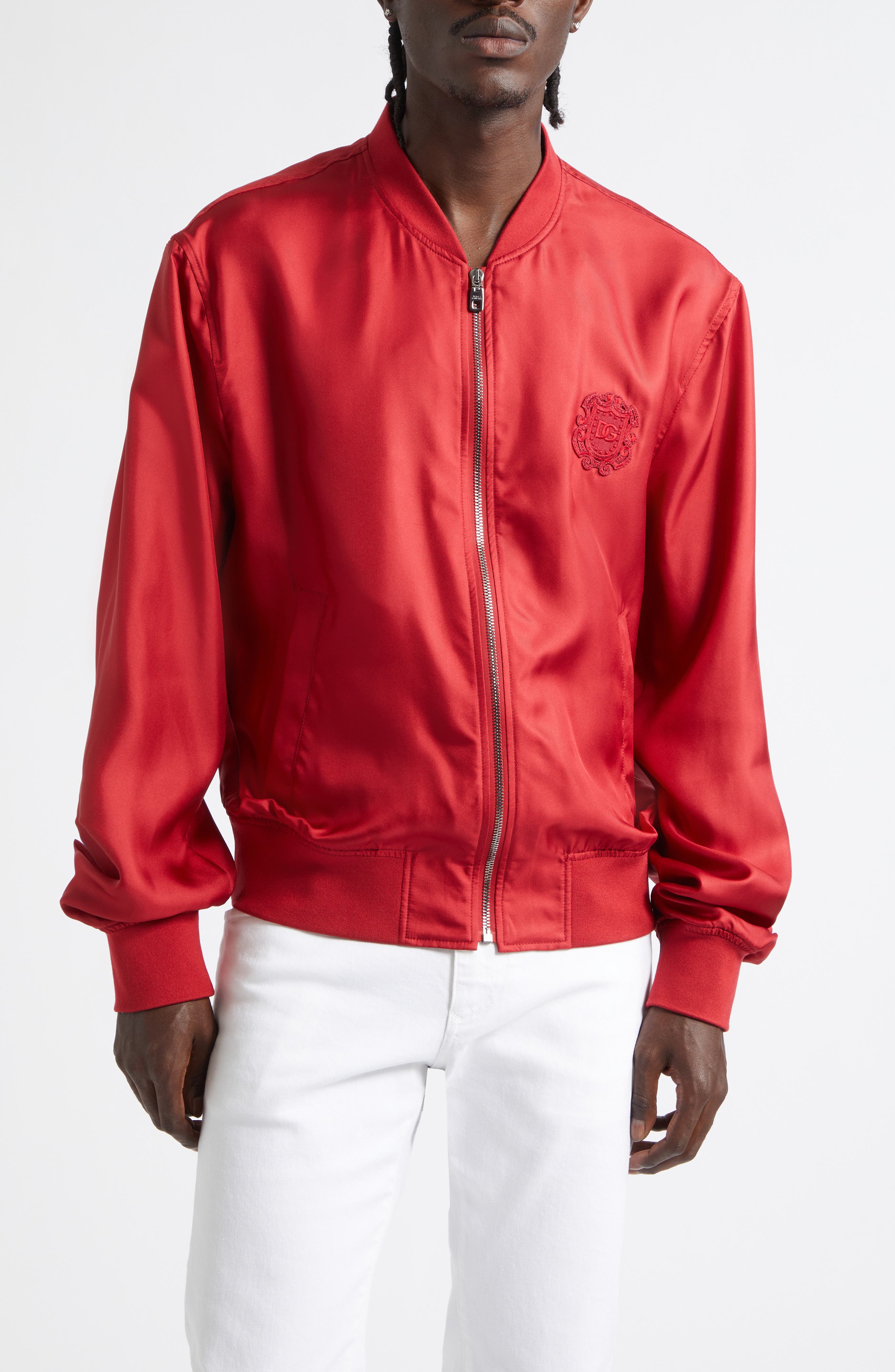 Theory City Foundation Tech Water Resistant Twill Bomber Jacket