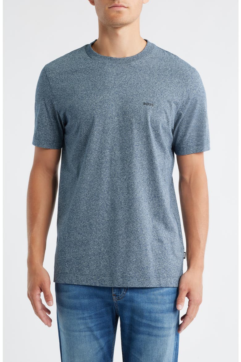 Thompson Heathered T-Shirt, Main, color, OPEN GREY