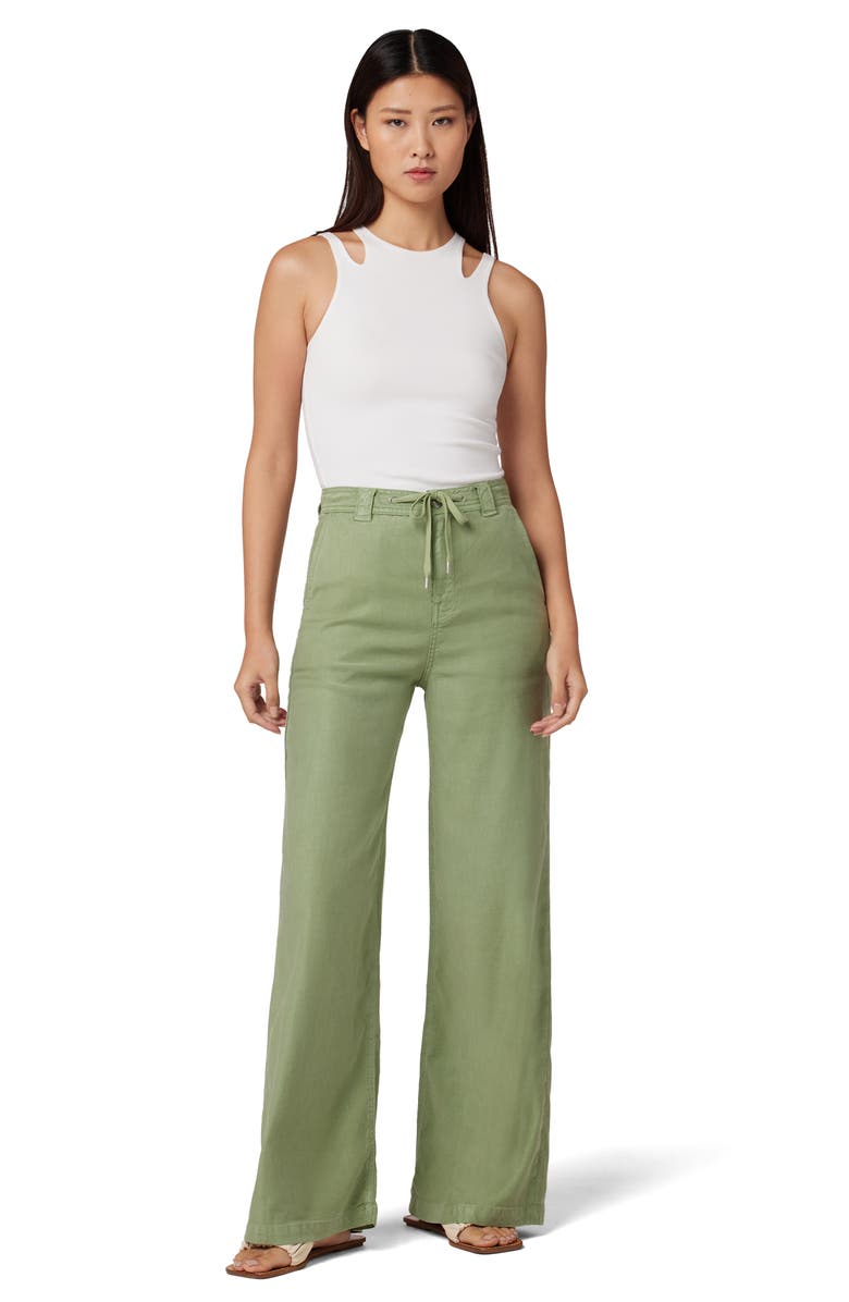 Hudson Jeans Drawstring Wide Leg Trousers, Alternate, color, 
