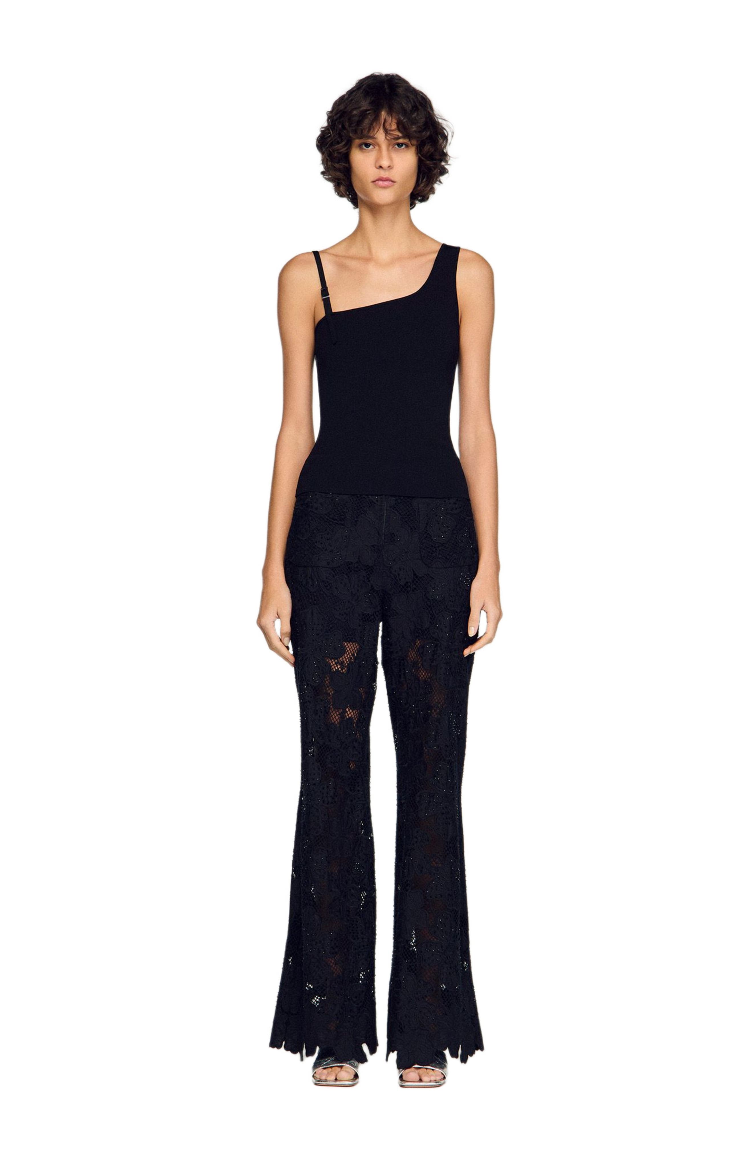 Asymmetric knit sweater - image 2