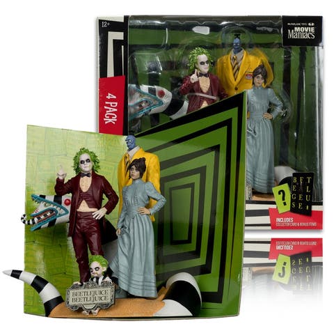 Beetlejuice (Movie Maniacs Beetlejuice) McFarlane 4-Pack 6" Posed Figures
