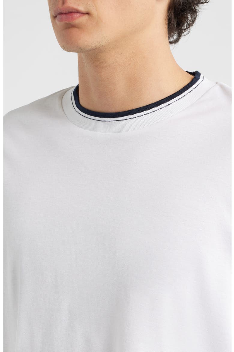 Talley Cotton Crewneck Top, Alternate, color, WHITE