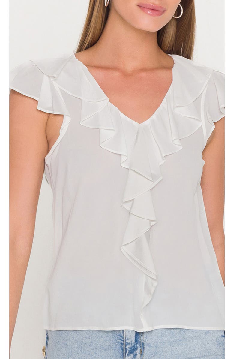 Generation Love Everheart Georgette Blouse, Alternate, color, White