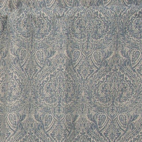 Carol & Frank Desiree Blue Valance Set Of 2 In Gray