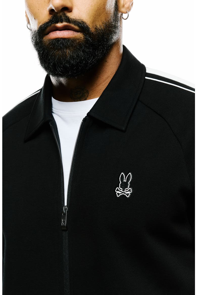 Ceano Track Jacket, Alternate, color, BLACK