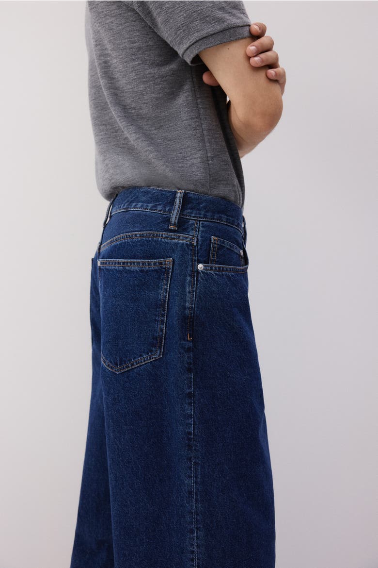 Baggy Jeans, Alternate, color, Dark denim blue