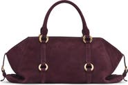 McQueen Medium Farringdon Leather Satchel