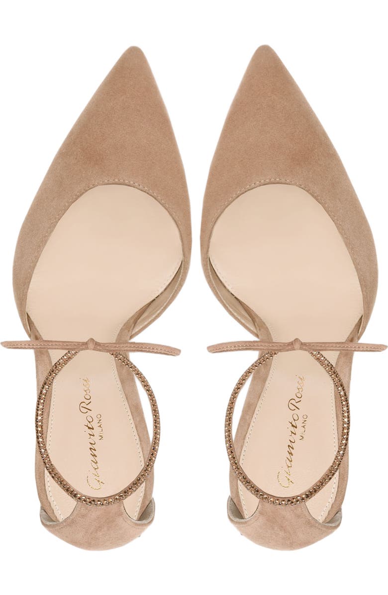 Gianvito Rossi Montecarlo D'Orsay Slingback, Alternate, color, Pink Suede