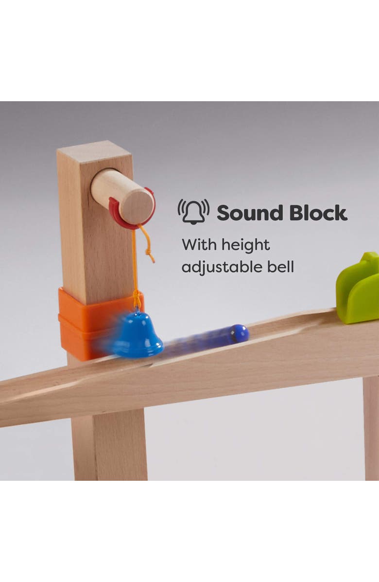 HABA Wooden Marble Run Ball Track Funnel Jungle Set, STEM Toy for 3-10 Year Olds, Wooden Marble Race Track with Adjustable Speed Tubes, Alternate, color, Multi