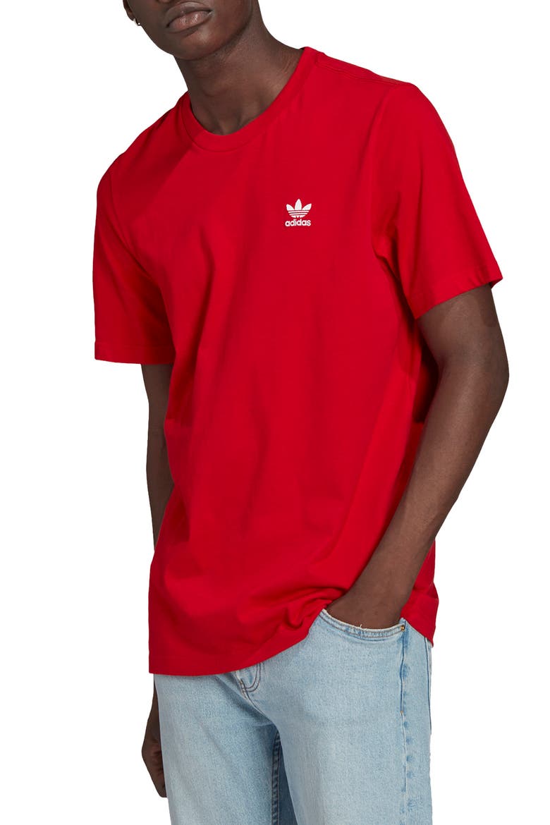 Essential T-Shirt, Main, color, SCARLET