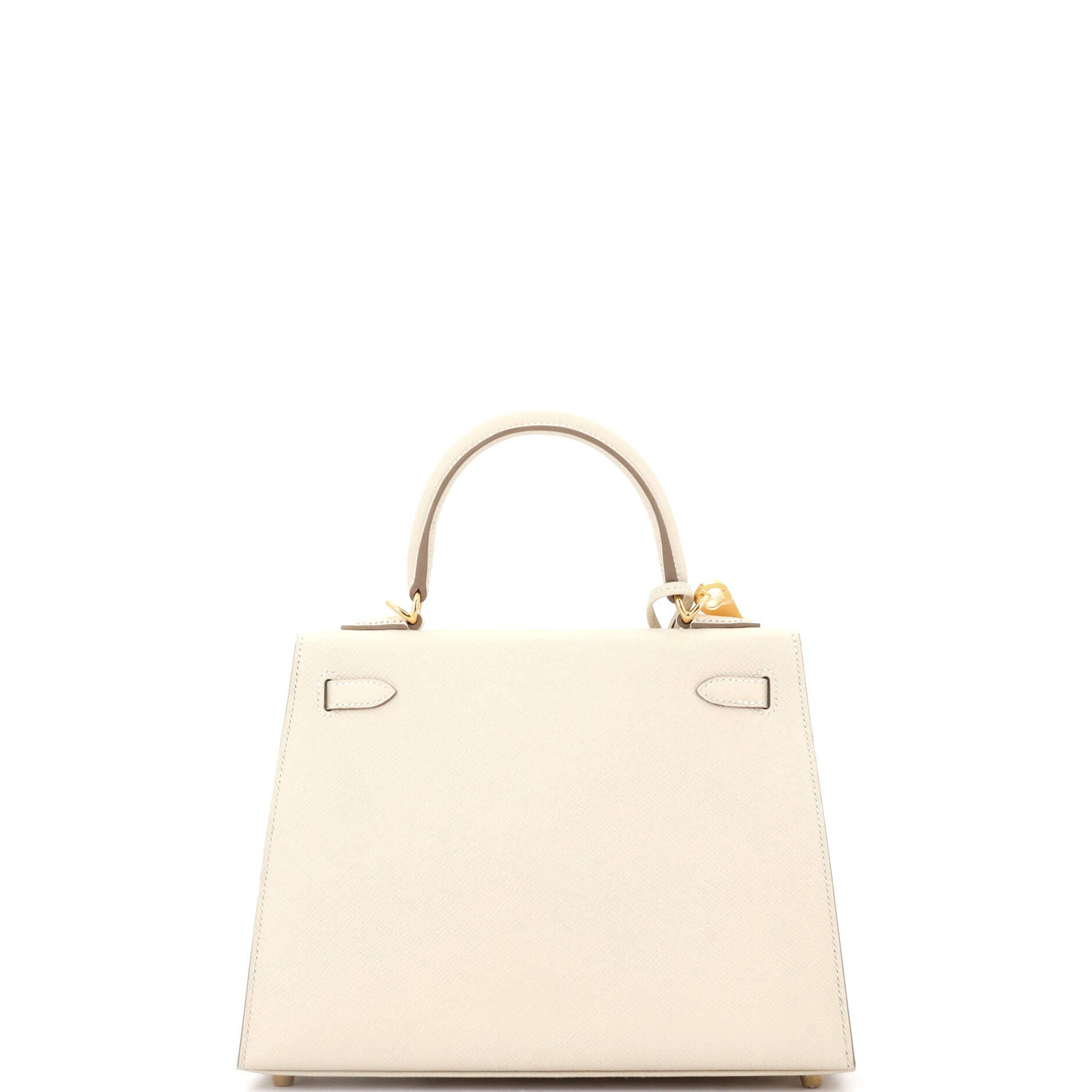 Pre-Owned Hermes Kelly Handbag Light Epsom with Gold Hardware 25, Alternate, color, 