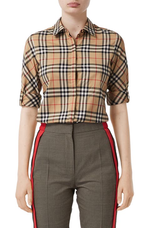 Burberry top womens on sale