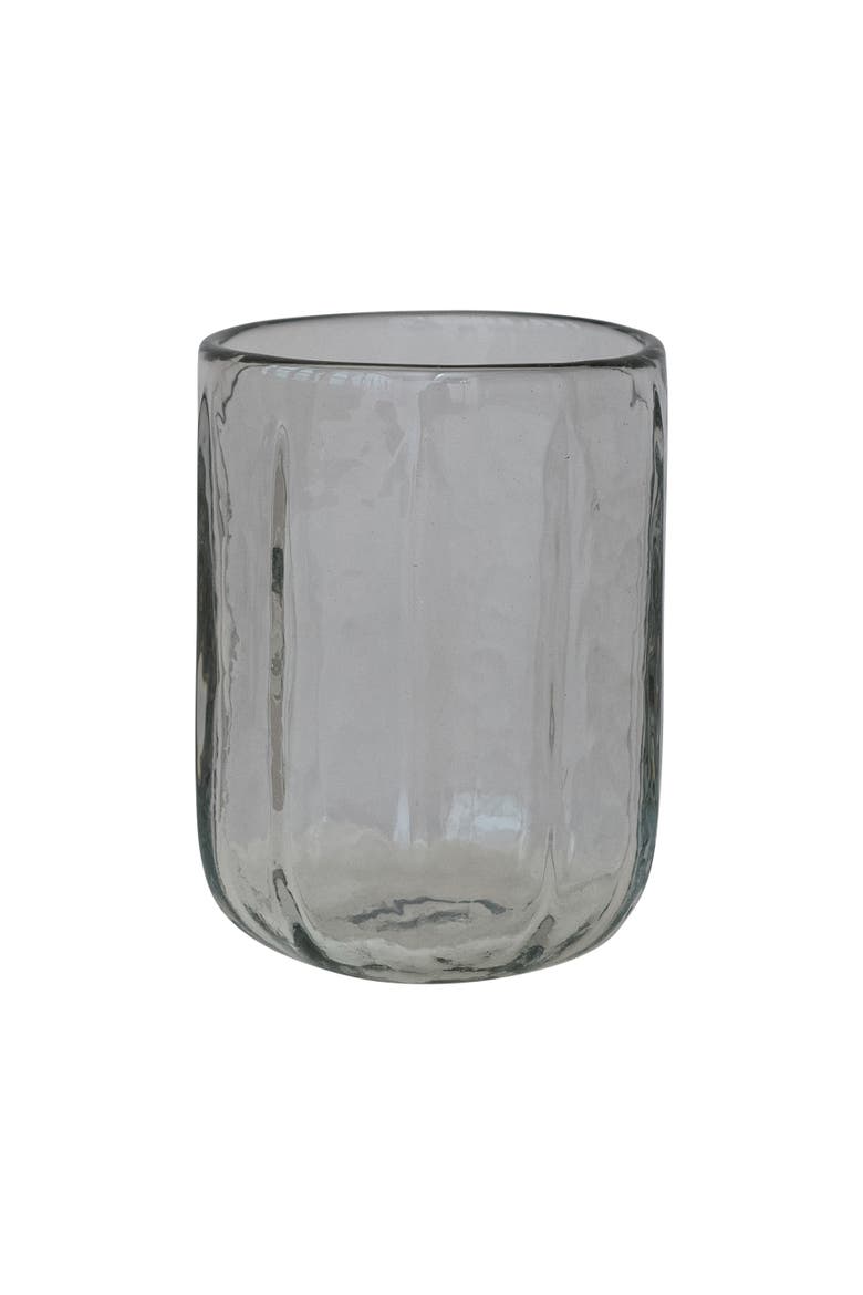 Round Drinking Glass, Main, color, Clear