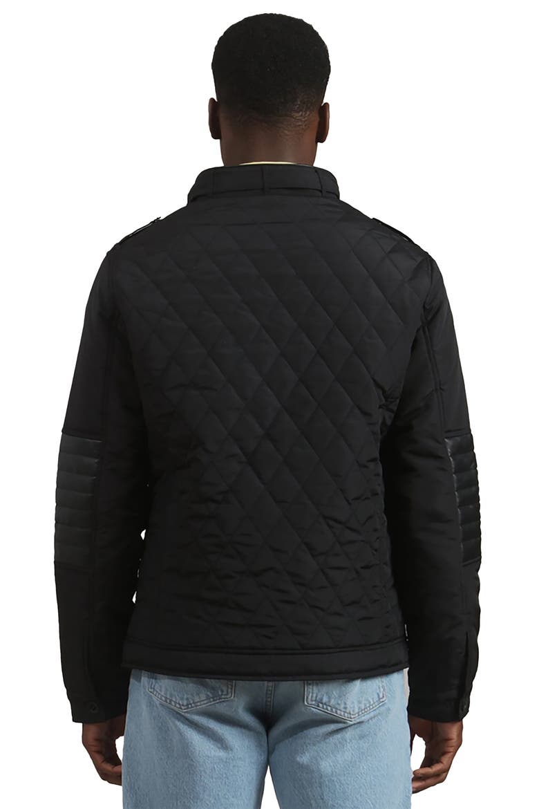 Men's Belmont Quilted Jacket, Alternate, color, Black