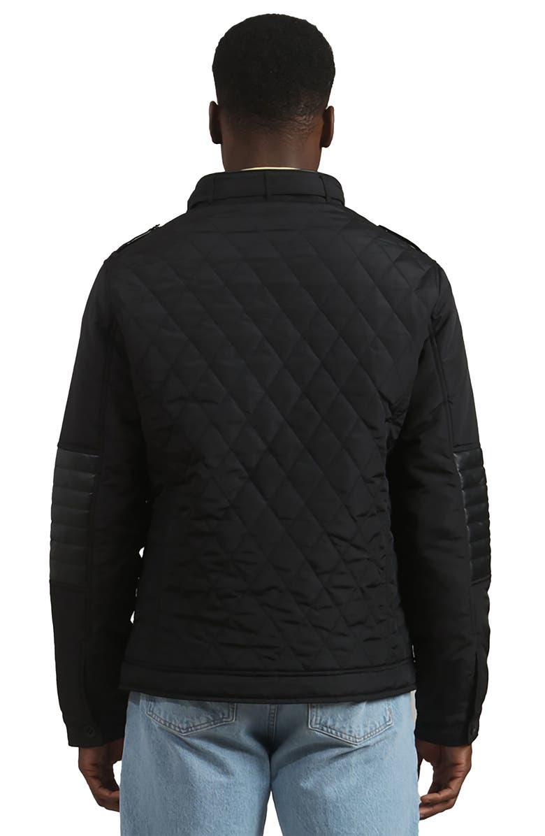 Members Only Men's Belmont Quilted Jacket, Alternate, color, Black