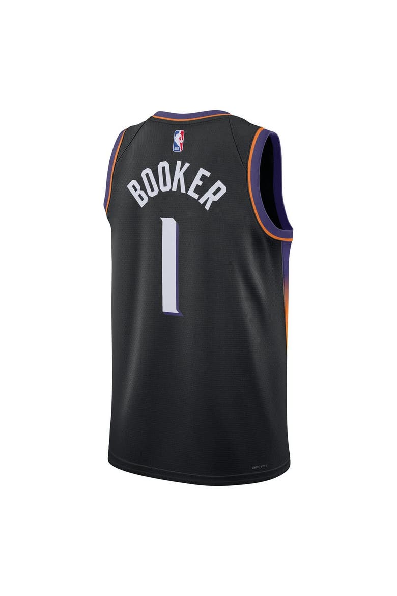 Unisex Jordan Brand Devin Booker Black Phoenix Suns Swingman Jersey - Statement Edition, Alternate, color, Black