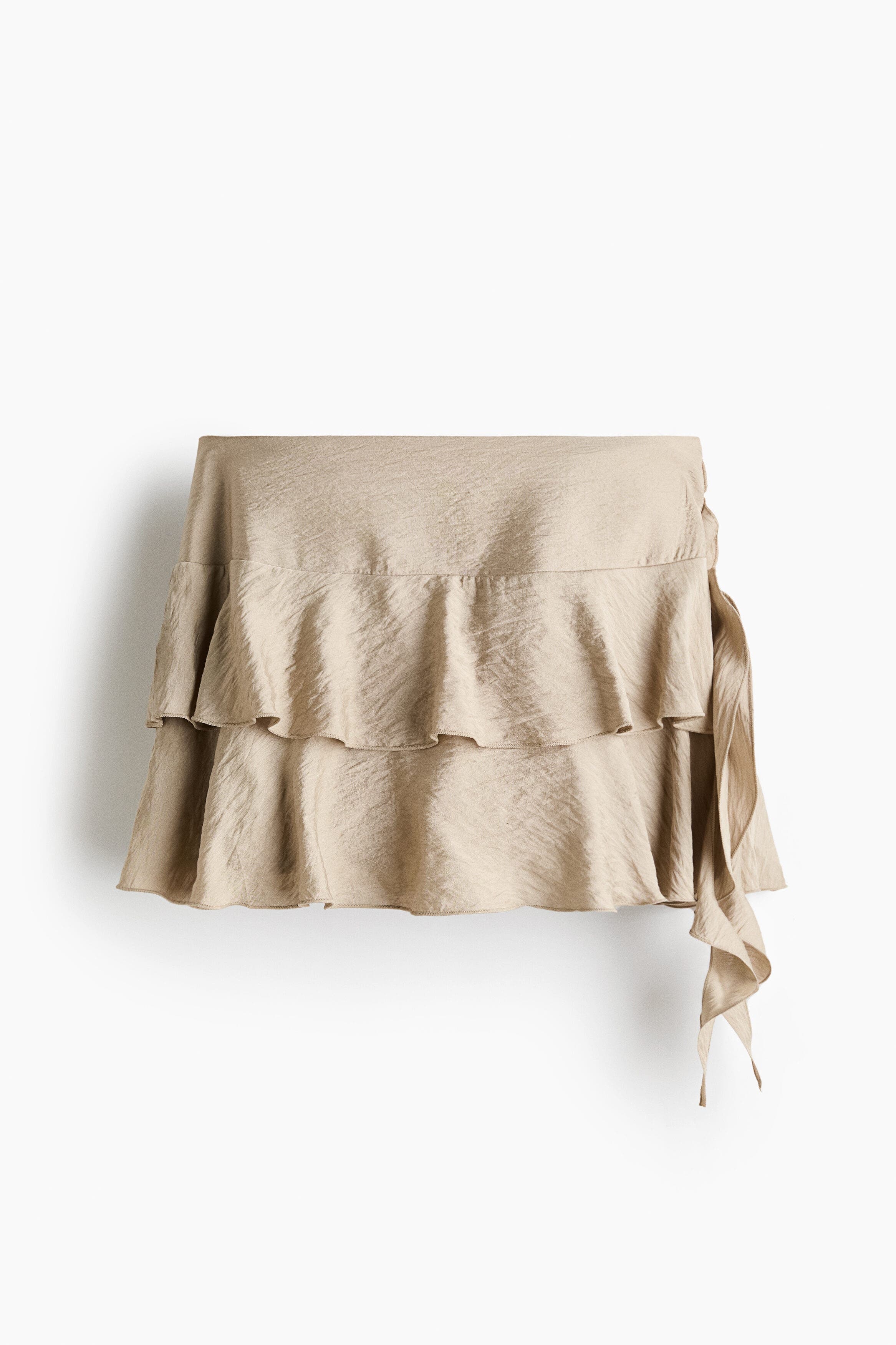 Draped-panel Tiered Skirt - image 3